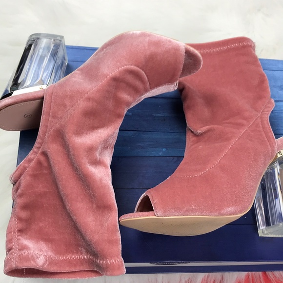 Pep Toe Suede Booties - Picture 7 of 8